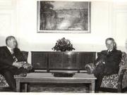 Nicolae Ceauşescu, secretar general al P.C.R, preşedinte al R.S.R., a primit pe Frigyes Puja, ministrul afacerilor externe al R.P. Ungare, care a făcut o vizită oficială în ţara noastră. (27.IV.1979.)