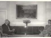 Preşedintele Nicolae Ceauşescu a primit delegaţia parlamentară din Olanda, condusă de dr. Thomas L.M. Thurlings, preşedintele primei Camere a Statelor Generale, care, la invitaţia Marii Adunări Naţionale, a făcut o vizită în România. (26.V.1979).