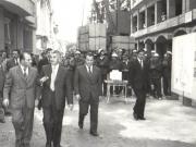 Vizita de lucru în Capitală a preşedintelui Nicolae Ceauşescu; pe şantierul noului bloc- „Grădiniţa”.(31.V.1979).