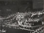 Aspect de la spectacolul de gală ce a avut loc la Palatul Sporturilor şi Culturii di Capitală, cu prilejul celei de-a XXX-a aniversări a Organizaţiei Pionierilor, a zilei pionierilor şi a Anului Internaţional al Copilului.(22.VI.1979).