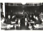 La invitaţia preşedintelui Nicolae Ceauşescu şi a Elenei Ceauşescu, preşedintele Republicii Cipru, Spyros Kyprianou, împreună cu doamna Mimi Kyprianou, a efectuat, între 23-26.VI.1979, o vizită de stat în România. În timpul convorbirilor oficiale de la Palatul Republicii. (23-26.VI.1979).