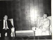 Nicolae Ceauşescu, , secretar general al P.C.R, preşedintele R.S.R., a primit în staţiunea Neptun, delegaţia Partidului Naţional Social Sirian din Liban, condusă de Abdallah Saade, preşedintele partidului, care face o vizită în ţara noastră.(23.VII.1979).