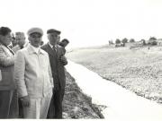 Conducători de partid şi de stat în vizită de lucru pe şantierul Canalului Dunăre-Marea Neagră.(6.VIII.1979).