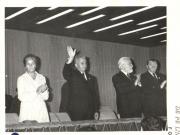 Aspect din timpul spectacolului de gală al laureaţilor Festivalului naţional „Cântarea României”, ce a avut loc în prezenţa conducătorilor de partid şi de stat. (19.VIII.1979).