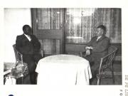 Primire, la Snagov, de către Nicolae Ceauşescu, secretar general al P.C.R., preşedintele R.S.R., a lui Pierre Nze, ministrul afacerilor externe şi cooperării al R.P. Congo. (26.VIII.1979).