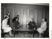Preşedintele Nicolae Ceauşescu, împreună cu Elena Ceauşescu au primit pe prinţul moştenitor al Japoniei, Alteţa Sa Imperială Akihito, care, împreună cu Alteţa Sa Imperială prinţesa Michiko, face o vizită oficială în ţara noastră, în calitate de reprezentant al Majestăţii Sale, Hirokito, Împăratul Japoniei.(8.X.1979).