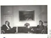 Preşedintele Nicolae Ceauşescu a primit pe ministrul relaţiilor externe al Statelor Unite Mexicane, Jorge Castaneda, care a făcut o vizită oficială în ţara noastră. La primire a participat Ştefan Andrei, ministrul afacerilor externe. (17.X.1979).