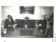 Primirea de către preşedintele Nicolae Ceauşescu a primului ministru al Zambiei, Daniel Lisulo, care a condus delegaţia Partidului Unit al Independenţei Naţionale din Zambia, la lucrările celui de-al XII-lea Congres al P.C.R. (24.XI.1979).