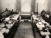 Vizita oficială a preşedintelui Nicolae Ceauşescu în Turcia. Aspect din timpul convorbirilor oficiale (23 iunie 1976). (25 iunie 1976)