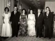 Vizita oficială de prietenie în România a preşedintelui Republicii Arabe Siriene, Hafez El Assad, împreună cu soţia, Anisse El Assad. Dineu. (26-28 iunie 1976)