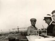 Vizita de lucru a preşedintelui Nicolae Ceauşescu, a altor conducători de partid şi de stat, în judeţul Constanţa. Vizita la Şantierul Naval din Mangalia. (9 iulie 1976)