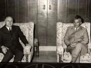 Primirea, în staţiunea Neptun, a secretarului federal pentru apărare naţională a R.S.F. Iugoslavia, Nikola Liubicici. (16 iulie 1976)