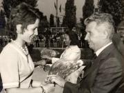 Vizita de lucru a lui Nicolae Ceauşescu, a Elenei Ceauşescu şi a altor conducători de partid şi de stat, în judeţul Iaşi. (31 iulie 1976)