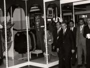Conducători de partid şi de stat la inaugurarea marelui magazin „Unirea” din Capitală. (2 septembrie 1976)