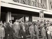 Conducători de partid şi de stat la inaugurarea magazinului „Unirea” din Capitală. (2 septembrie 1976)