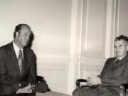 Întâlnirea lui Nicolae ceauşescu cu Rodney Arismendi, prim-secretar al C.C. al P.C. din Uruguay, care la invitaţia C.C. al P.C.R. a făcut o vizită în România. (4 septembrie 1976)