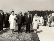 Vizita oficială a preşedintelui Nicolae ceauşescu în R.S.F. Iugoslavia. La sosire, pe aeroportul „Branik” din Liubliana. (8-11 septembrie 1976)
