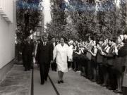 Vizita de lucru a lui Nicolae Ceauşescu cu prilejul deschiderii noului an de învăţământ. Liceul industrial de Chimie Nr. 1 – Bucureşti. (15 septembrie 1976)