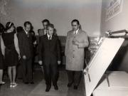 Vizita de lucru a lui Nicolae Ceauşescu cu prilejul deschiderii noului an de învăţământ. La Liceul de mecanică 23 August – Bucureşti. (15 septembrie 1976)