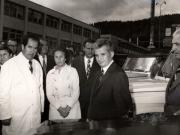 Vizita de lucru a lui Nicolae Ceauşescu în judeţul Argeş. La Întreprinderea Mecanică Muscel. (17 septembrie 1976)