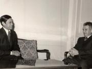 Primirea  ministrului de externe al Republicii Socialiste a Uniunii Birmane, Hla Phone. (22 septembrie 1976)
