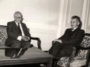 Întâlnirea lui Nicolae Ceauşescu cu secretarul general al Partidului Progresului şi Socialismului din Maroc, Ali Yata. (22 septembrie 1976)