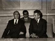 Vizita în ţara noastră a primului secretar al C.C. al P.M.U.P., Edward Gierek. A sosit la Aeroportul Otopeni, plecând apoi la Ploieşti. (7-10 octombrie 1976)