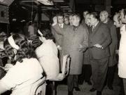 Vizita de lucru a lui Nicolae Ceauşescu în Capitală: Piaţa Muncii, cartierul Titan, Întreprinderea „Electronica”, Întreprinderea de cabluri şi materiale electroizolante. (29 octombrie 1976)