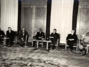 Primirea delegaţiei parlamentare indiene condusă de B.R. Bhagat, preşedintele Camerei Reprezentanţilor a Parlamentului Republicii India. (15 noiembrie 1976)