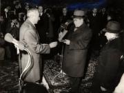 Vizita oficială în România a lui Leonid Ilici Brejnev, secretar general al C.C. al P.C.U.S. Înmânarea cheii oraşului Bucureşti. (22-26 noiembrie 1976)