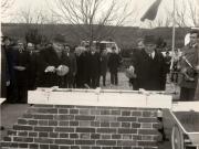 Inaugurarea de către Nicolae Ceauşescu şi todor Jivkov a lucrărilor de construcţii a Întreprinderii comune pentru producerea de maşini şi utilaje grele Giurgiu-Ruse. La Ruse. (10 decembrie 1976)