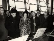 Complexul expoziţional din Piaţa Scânteii. Nicolae ceauşescu a analizat unele aspecte privind creşterea eficientei producţiei şi investiţiilor în unele ramuri ale economiei naţionale. (28 ianuarie 1977)