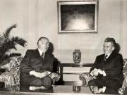 Nicolae Ceauşescu a primit pe Piotr Jaroszewicz, preşedintele Consiliului de Miniştri al R. P. Polone. (29 ianuarie 1977)
