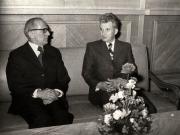 Vizita de prietenie a lui Erich Honecker, secretar general al C.C. al P.S.U. din Germania. Ceremonia sosirii a avut loc pe aeroportul Otopeni, după care s-au îndreptat la Timişoara, reşedinţa înaltului oaspete. (4-6 februarie 1977)