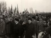 Vizita de prietenie a lui Erich Honecker, secretar general al C.C. al P.S.U. din Germania. Ceremonia sosirii a avut loc pe aeroportul Otopeni, după care s-au îndreptat la Timişoara, reşedinţa înaltului oaspete. (4-6 februarie 1977)