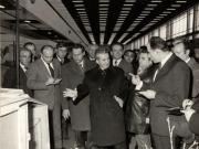 Conducători de partid şi de stat în vizită la Complexul expoziţional din Piaţa Scânteii. (10 februarie 1977)