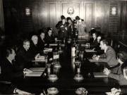 Vizita de prietenie în România a Secretarului general al Partidului Baas Arab Socialist, preşedintele Republicii Arabe Siriene, Hafez Al-Assad. Convorbiri oficiale. (15-16 februarie 1977)