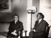 Vizita lui Nicolae ceauşescu, a Elenei Ceauşescu în republica Senegal. Întâlnirea cu Leopold Sédar Senghor. (23-24 februarie 1977)