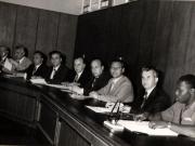 Vizita preşedintelui Nicolae Ceauşescu în republica Federală Nigeria. Aspect din timpul convorbirilor oficiale. (2-4 martie 1977)
