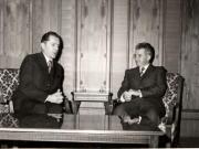 Primirea de către preşedintele Nicolae Ceauşescu a ministrului de externe al R. P. Polone, Emil Wojtaszek. (30 martie 1977)