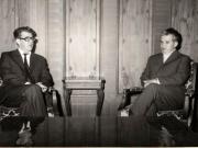 Nicolae Ceauşescu l-a primit pe Bo Hammar, membru al Biroului Politic al Partidului de Stânga – Comuniştii din Suedia. (16 aprilie 1977)