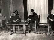 Primirea de către preşedintele Nicolae Ceauşescu a delegaţiei Adunării Naţionale a Reprezentanţilor Populari a R. P. Chineze, condusă de Saifudin. (10 mai 1977)