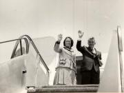 Vizita oficială de prietenie a preşedintelui Nicolae Ceauşescu, a Elenei Ceauşescu în Republica Arabă Egipt. Plecarea din Cairo. (11-13 mai 1977)