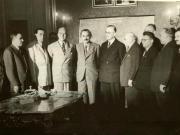 Vizita in Bulgaria a delegatiei guvernamentale romane condusa de dr Petru Groza, Gheorghi Dimitrov, Gheorghiu Dej, Gh. Tatarescu, 15-16 iulie 1947