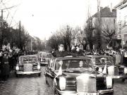 Sosirea la Timişoara a preşedintelui R.S.F. Iugoslavia , Iosip Broz Tito, care, la invitaţia lui Nicolae Ceauşescu, secretar general al P.C.R, a făcut o vizită de prietenie în ţara noastră. 1.II.1969.  (1 februarie 1969).