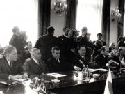 Aspect de la lucrările Sesiunii Consiliului de Ajutor Economic Reciproc la care a participat şi delegaţia R.S.R., condusă de Nicolae Ceauşescu, secretar general al C.C al P.C.R., preşedintele Consiliului de Stat.(23 aprilie 1969).