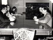 Primirea la Nicolae Ceauşescu a lui Tran Hoai Nam, membru al Comitetului Central al Frontului Naţional de eliberare din Vietnamul de Sud, care ne-a vizitat ţara.(30  mai 1969).