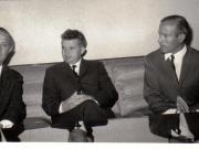 Primirea la Nicolae Ceauşescu, secretar general al P.C.R., preşedintele Consiliului de Stat al R.S.R., a delegaţiei Partidului Comunist din Franţa, care a fost invitată să participe la lucrările Congresului al X-lea al P.C.R.  (6-12 august 1969).
