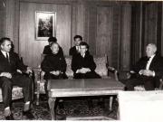 Primirea la Nicolae Ceauşescu, secretar general al P.C.R, preşedintele Consiliului de Stat, a delegaţiei chineze, care a participat la manifestările prilejuite de sărbătorirea a XXV de ani de la eliberarea României de sub jugul fascist.(23  august 1969).
