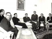 Primirea de către Nicolae Ceauşescu, secretar general al P.C.R, a unei delegaţii a Partidului Comunist Francez, care, la invitaţia C.C. al P.C.R., a întreprins o vizită în ţara noastră. (septembrie 1969).
